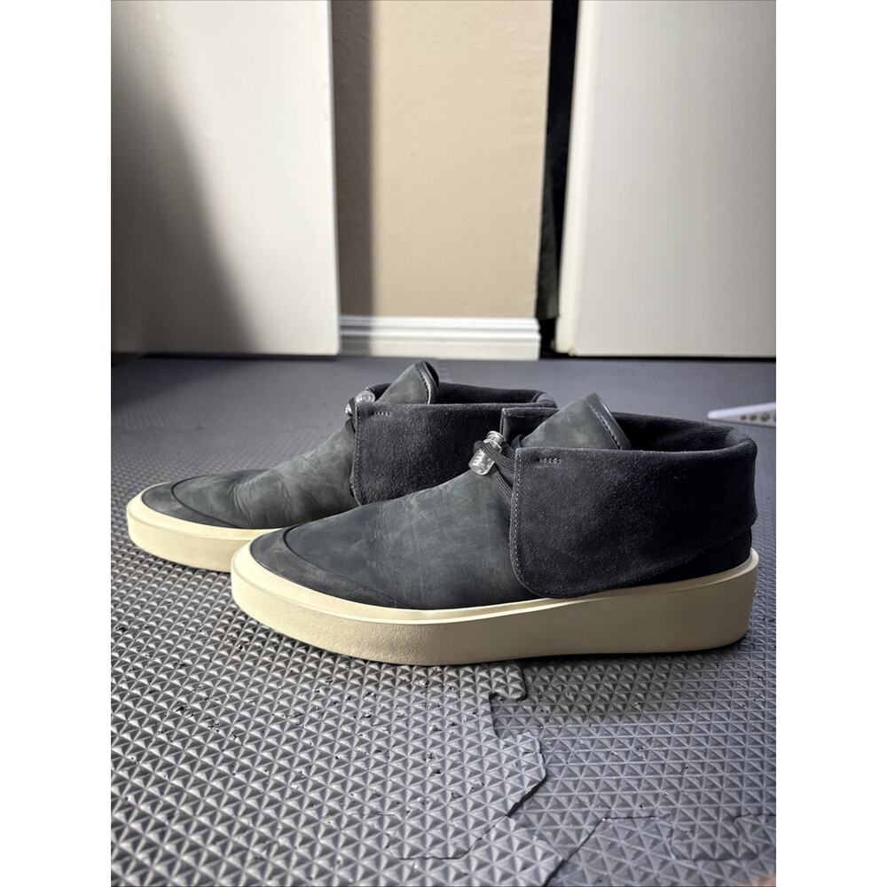 Fear Of God Suede Low Chukka Boots Navy Made In Italy Size 11